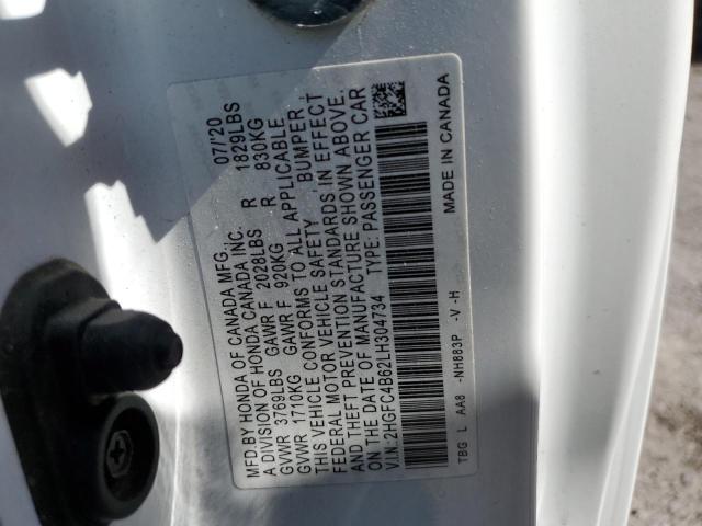 Photo 11 VIN: 2HGFC4B62LH304734 - HONDA CIVIC 