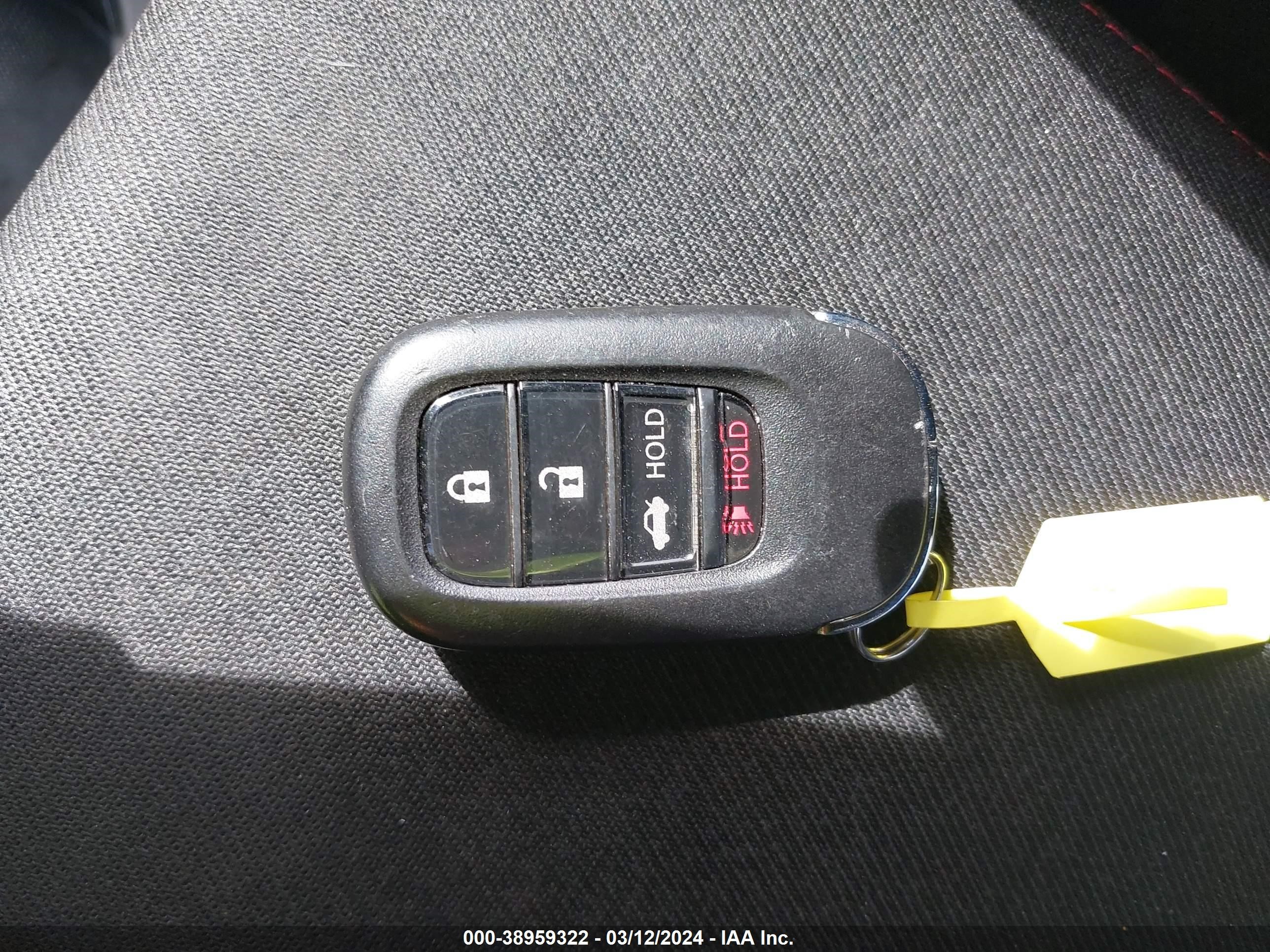 Photo 10 VIN: 2HGFE1E59NH475415 - HONDA CIVIC 