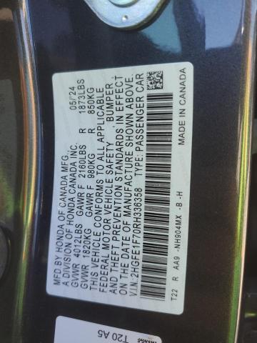 Photo 11 VIN: 2HGFE1F70RH336358 - HONDA CIVIC EX 