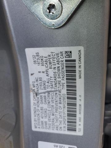 Photo 11 VIN: 2HGFE1F71NH325833 - HONDA CIVIC EX 