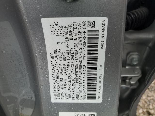 Photo 12 VIN: 2HGFE1F71PH312938 - HONDA CIVIC 