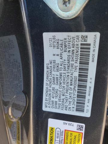 Photo 11 VIN: 2HGFE1F72PH305920 - HONDA CIVIC 