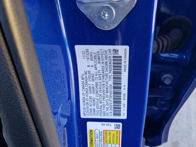 Photo 11 VIN: 2HGFE1F73PH301004 - HONDA CIVIC 