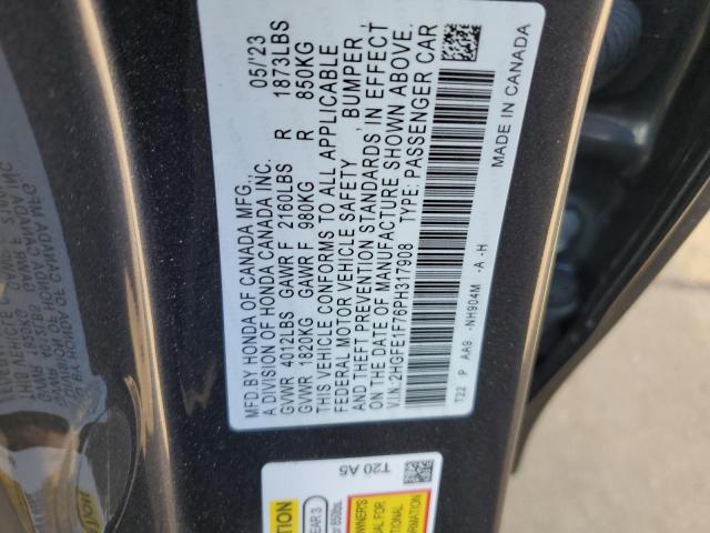 Photo 11 VIN: 2HGFE1F76PH317908 - HONDA CIVIC 