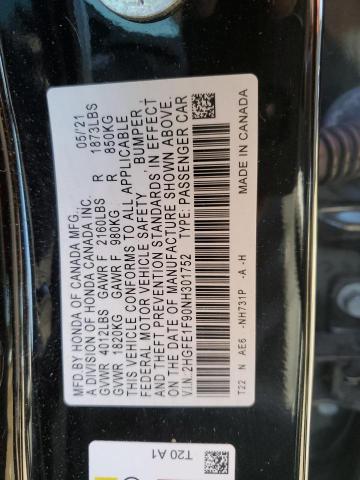 Photo 11 VIN: 2HGFE1F90NH301752 - HONDA CIVIC 