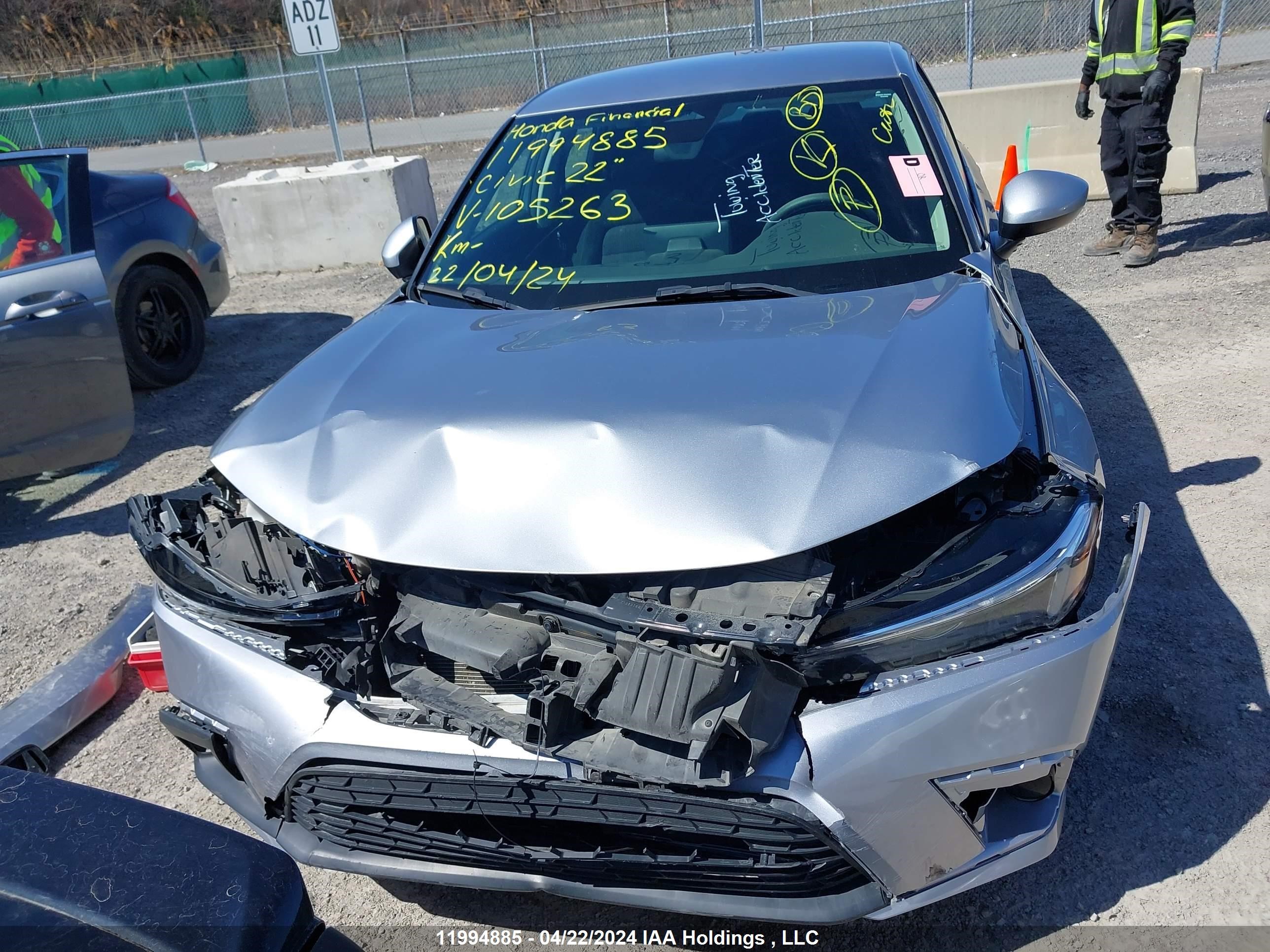 Photo 12 VIN: 2HGFE2F21NH105263 - HONDA CIVIC 