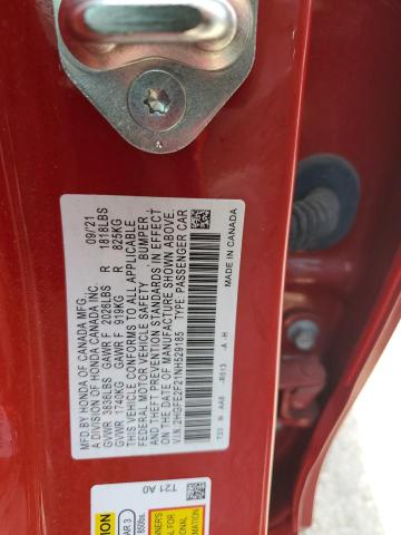 Photo 11 VIN: 2HGFE2F21NH529185 - HONDA CIVIC 