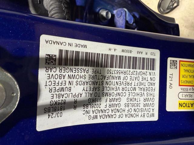 Photo 9 VIN: 2HGFE2F23RH563750 - HONDA CIVIC LX 