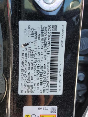 Photo 11 VIN: 2HGFE2F24NH518021 - HONDA CIVIC LX 