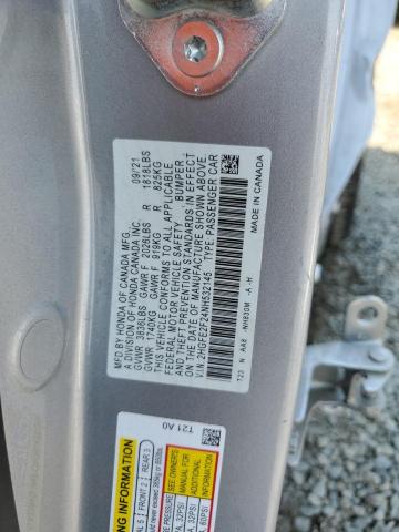 Photo 12 VIN: 2HGFE2F24NH532145 - HONDA CIVIC 