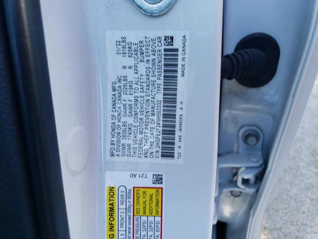 Photo 11 VIN: 2HGFE2F24NH563332 - HONDA CIVIC LX 