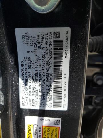 Photo 11 VIN: 2HGFE2F24PH539308 - HONDA CIVIC LX 