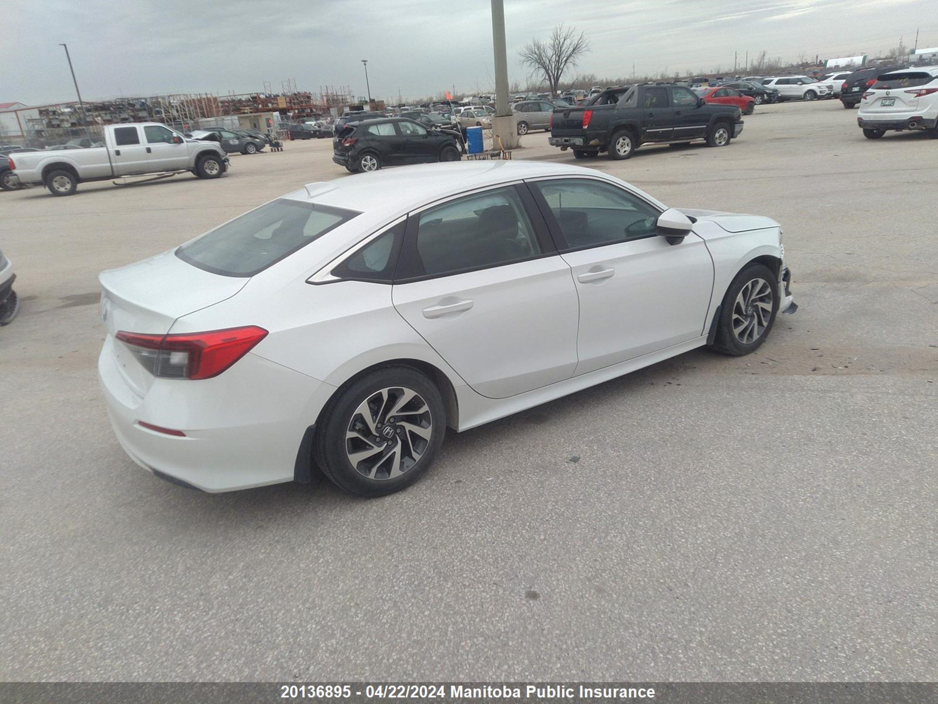 Photo 3 VIN: 2HGFE2F27NH113285 - HONDA CIVIC 