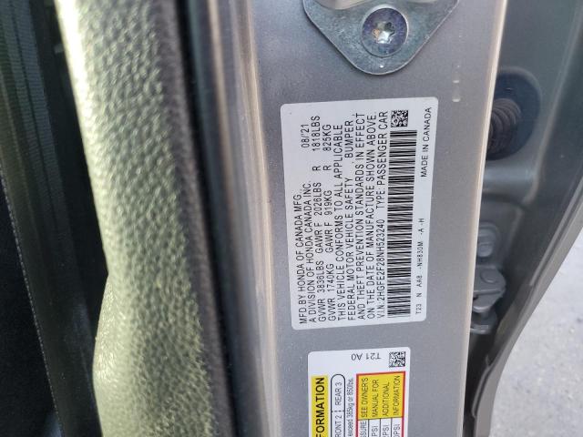 Photo 11 VIN: 2HGFE2F28NH523240 - HONDA CIVIC LX 