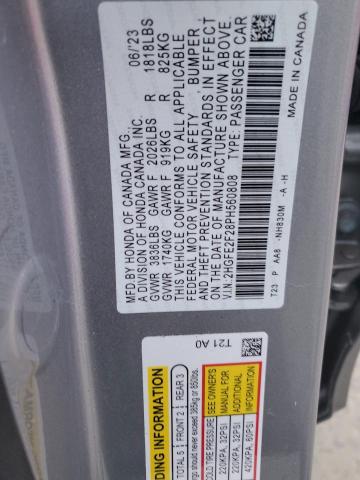 Photo 12 VIN: 2HGFE2F28PH560808 - HONDA CIVIC LX 