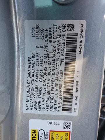 Photo 11 VIN: 2HGFE2F28RH518092 - HONDA CIVIC LX 