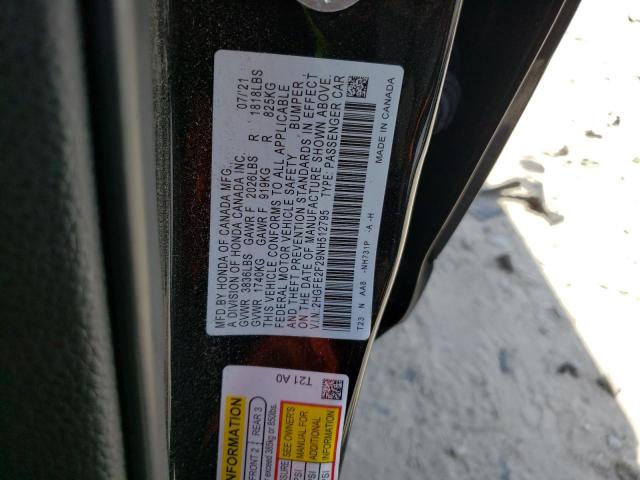 Photo 11 VIN: 2HGFE2F29NH512795 - HONDA CIVIC 