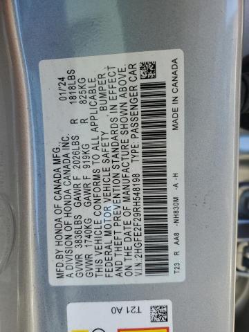 Photo 12 VIN: 2HGFE2F29RH548198 - HONDA CIVIC LX 