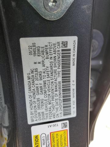 Photo 11 VIN: 2HGFE2F50NH586598 - HONDA CIVIC 