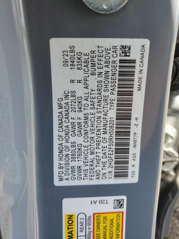 Photo 11 VIN: 2HGFE2F50RH508201 - HONDA CIVIC 