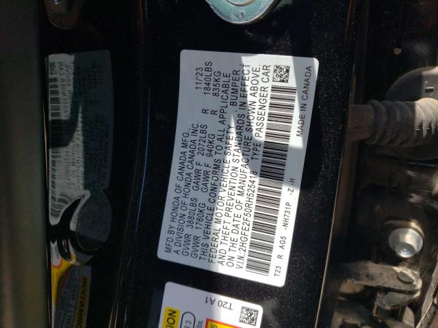 Photo 11 VIN: 2HGFE2F50RH525418 - HONDA CIVIC 