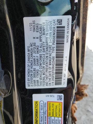 Photo 11 VIN: 2HGFE2F50RH525466 - HONDA CIVIC SPOR 