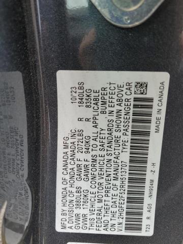 Photo 11 VIN: 2HGFE2F52RH513707 - HONDA CIVIC 