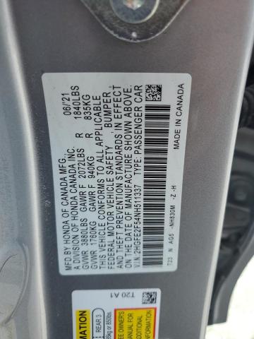 Photo 11 VIN: 2HGFE2F54NH511337 - HONDA CIVIC 