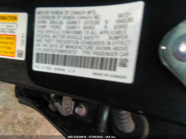 Photo 8 VIN: 2HGFE2F56NH509797 - HONDA CIVIC SEDAN 