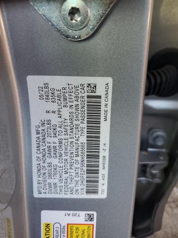 Photo 11 VIN: 2HGFE2F56NH585665 - HONDA CIVIC SPOR 