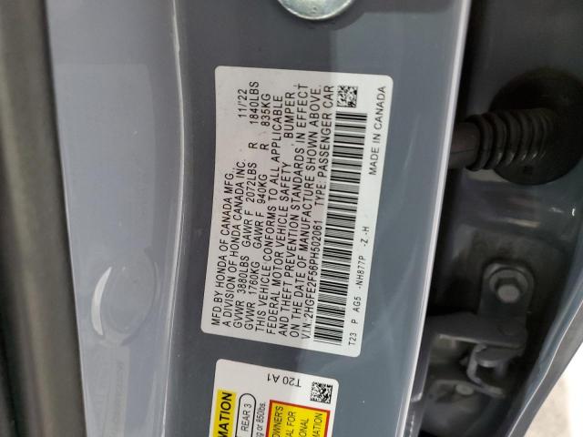 Photo 11 VIN: 2HGFE2F56PH502061 - HONDA CIVIC 