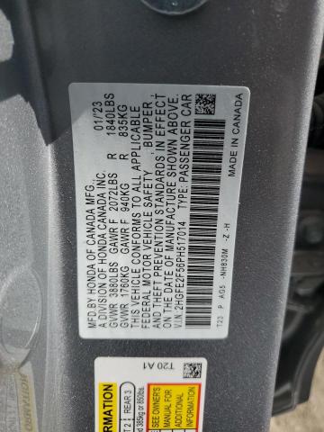 Photo 11 VIN: 2HGFE2F56PH517014 - HONDA CIVIC 