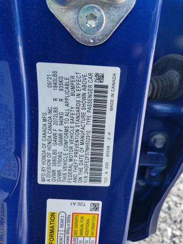 Photo 11 VIN: 2HGFE2F57NH502910 - HONDA CIVIC SPOR 