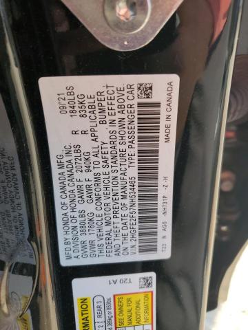 Photo 12 VIN: 2HGFE2F57NH534465 - HONDA CIVIC SPOR 