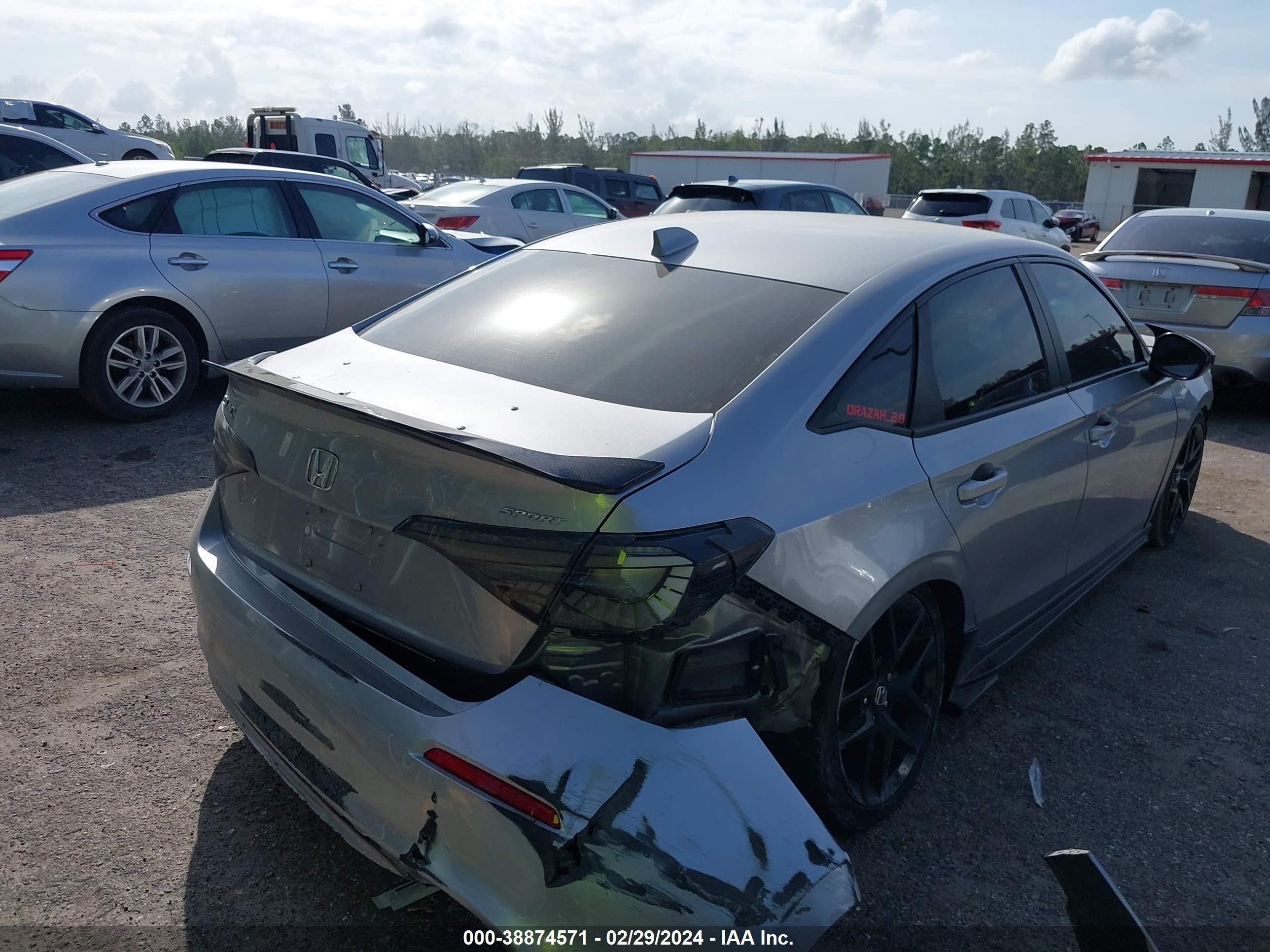 Photo 3 VIN: 2HGFE2F58NH542025 - HONDA CIVIC 