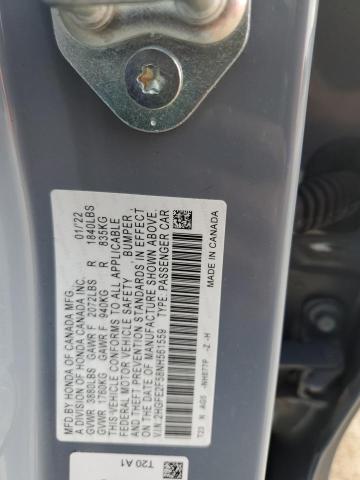 Photo 11 VIN: 2HGFE2F58NH561559 - HONDA CIVIC SPOR 