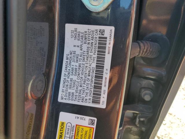 Photo 11 VIN: 2HGFE2F58PH510422 - HONDA CIVIC 