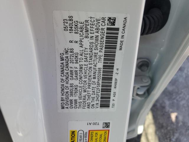 Photo 11 VIN: 2HGFE2F58PH550998 - HONDA CIVIC 