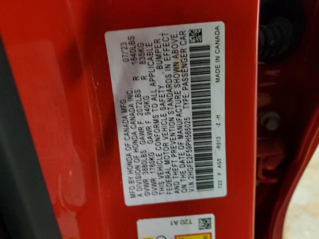 Photo 11 VIN: 2HGFE2F59PH565025 - HONDA CIVIC 