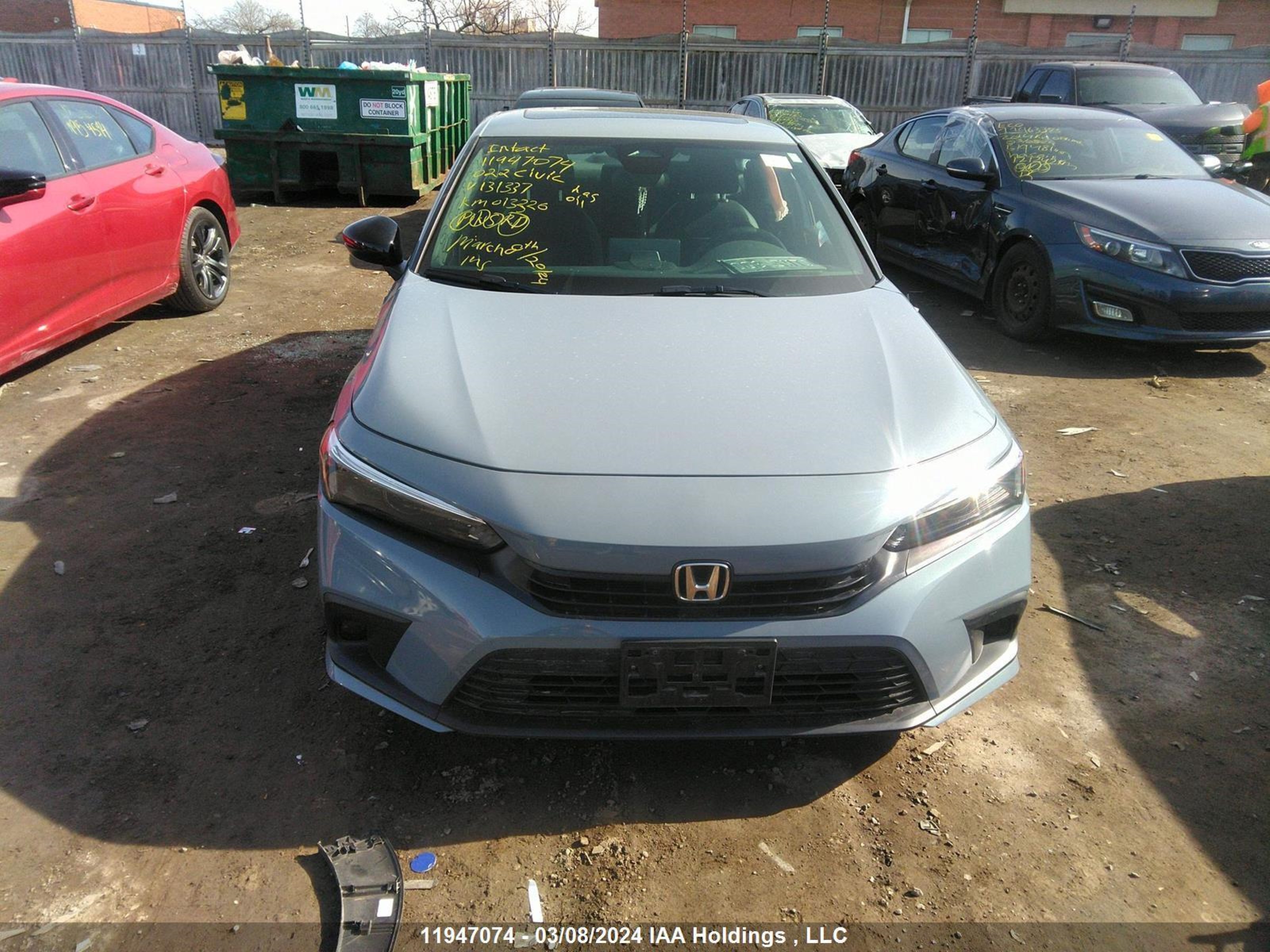 Photo 11 VIN: 2HGFE2F5XNH131337 - HONDA CIVIC 