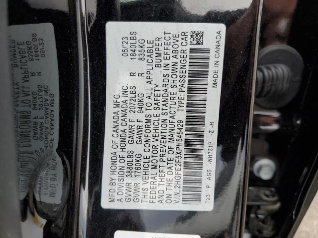 Photo 11 VIN: 2HGFE2F5XPH545429 - HONDA CIVIC 