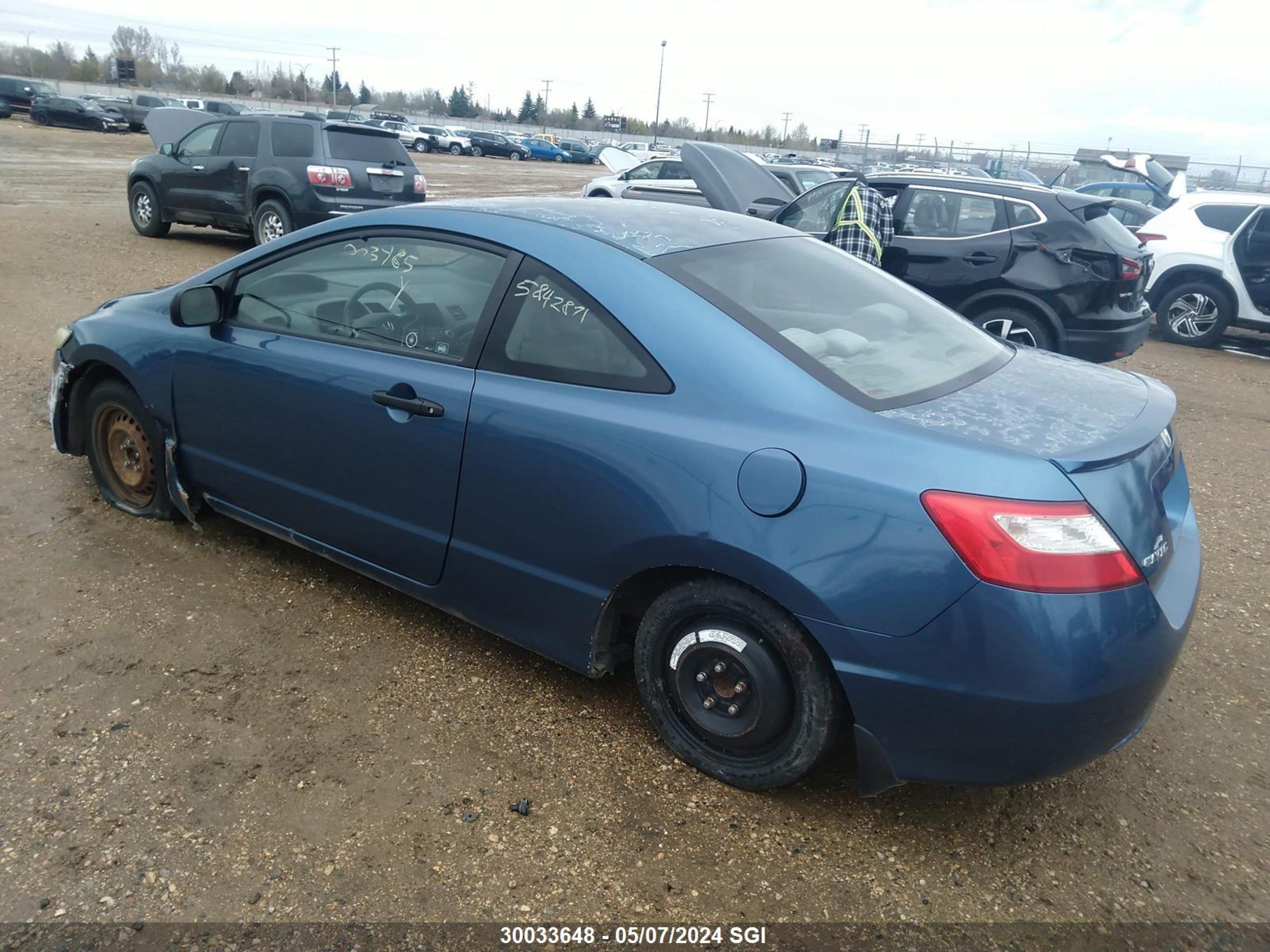 Photo 2 VIN: 2HGFG11389H003985 - HONDA CIVIC 