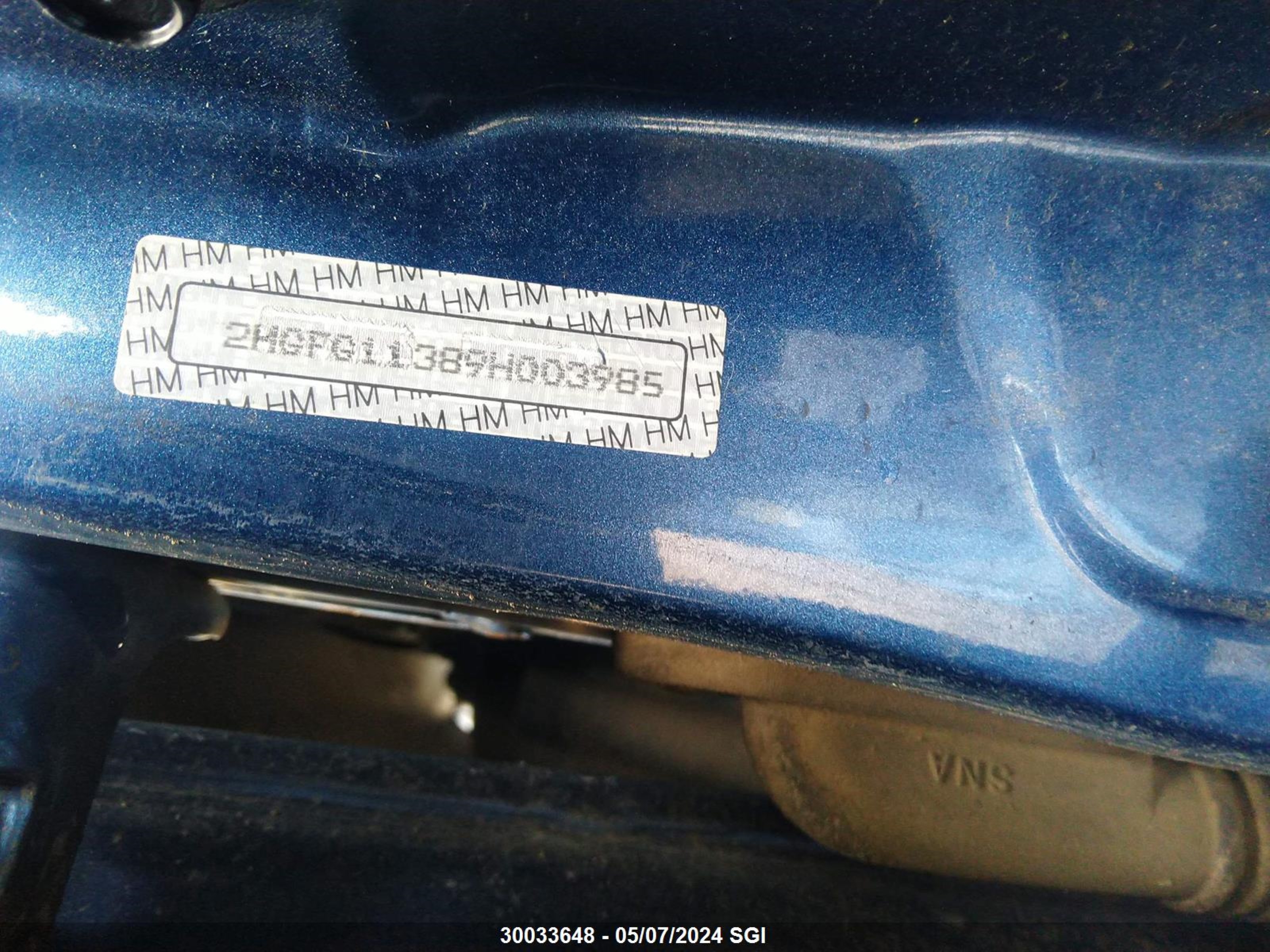 Photo 8 VIN: 2HGFG11389H003985 - HONDA CIVIC 