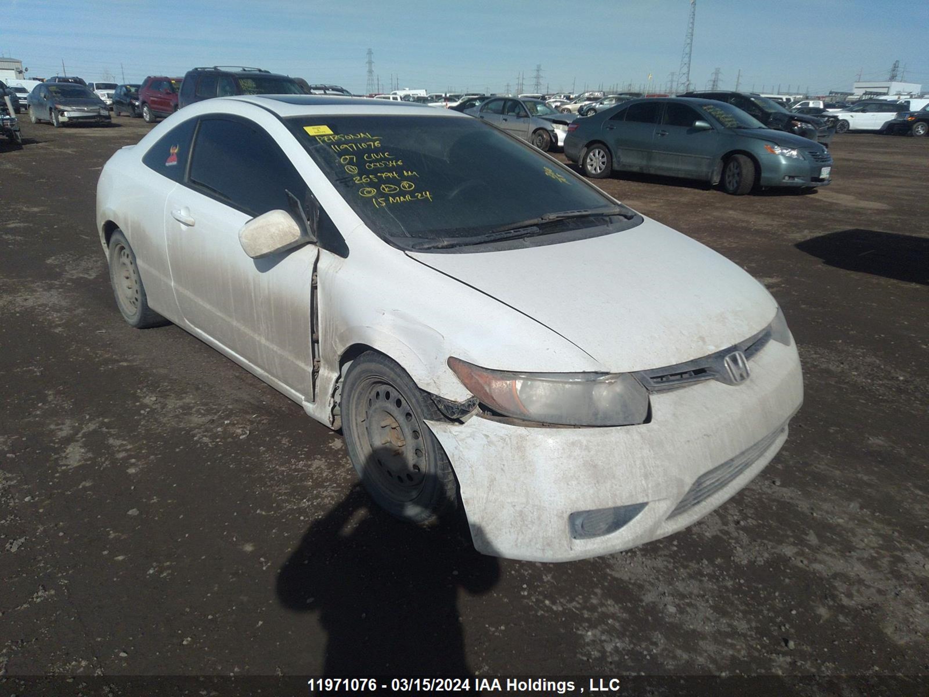 Photo 0 VIN: 2HGFG11827H000346 - HONDA CIVIC 