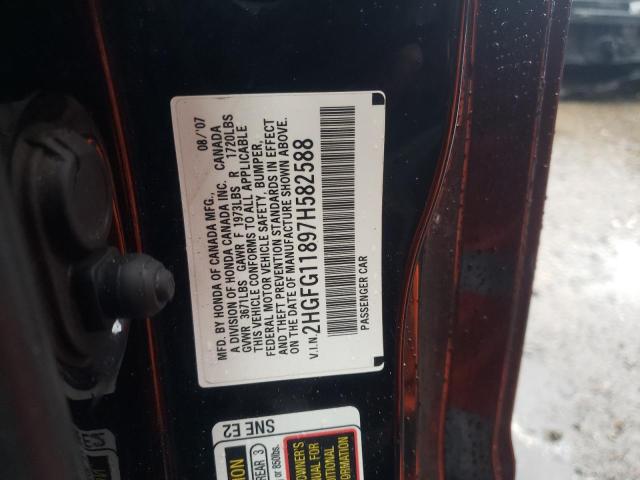 Photo 11 VIN: 2HGFG11897H582588 - HONDA CIVIC 