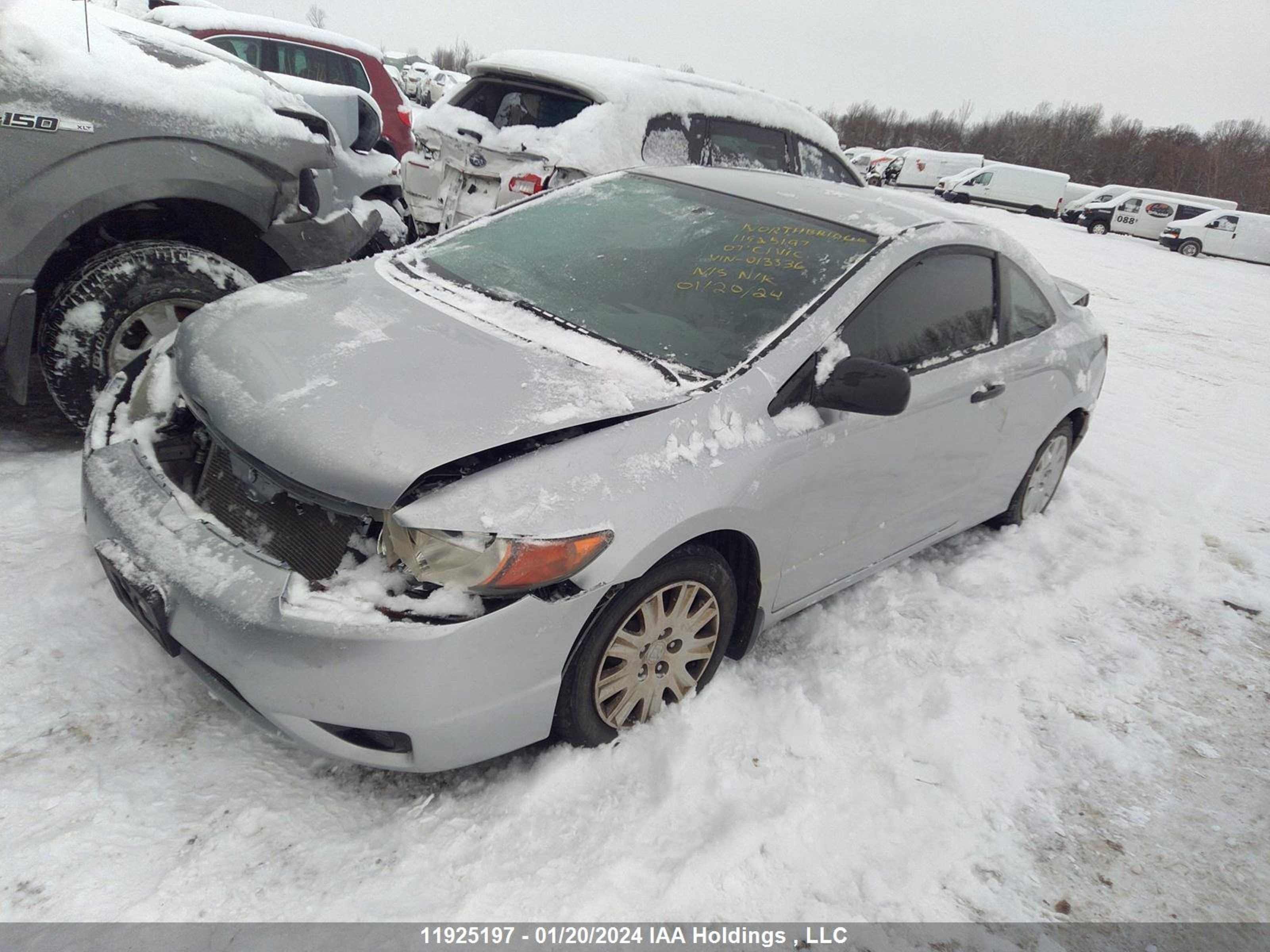 Photo 1 VIN: 2HGFG12357H013336 - HONDA CIVIC 