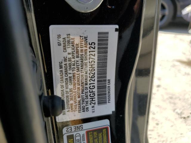 Photo 11 VIN: 2HGFG12626H572125 - HONDA ALL OTHER 