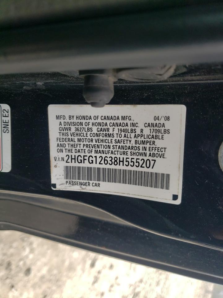 Photo 11 VIN: 2HGFG12638H555207 - HONDA CIVIC 