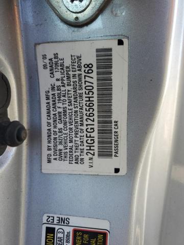 Photo 11 VIN: 2HGFG12656H507768 - HONDA CIVIC 