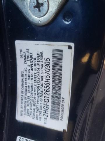 Photo 11 VIN: 2HGFG12656H570305 - HONDA CIVIC 